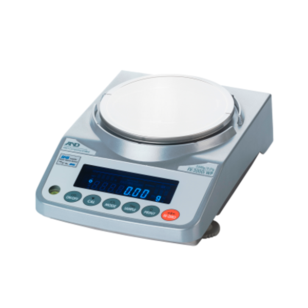 BALANZA DE PRECISIÓN, CALIBRACIÓN EXTERNA, RESISTENTE AL AGUA Y EL POLVO, CAPACIDAD DE 3200g, RESOLUCIÓN 0.01g, SERIE FX-iWP, MARCA A&D, FX-3000iWP